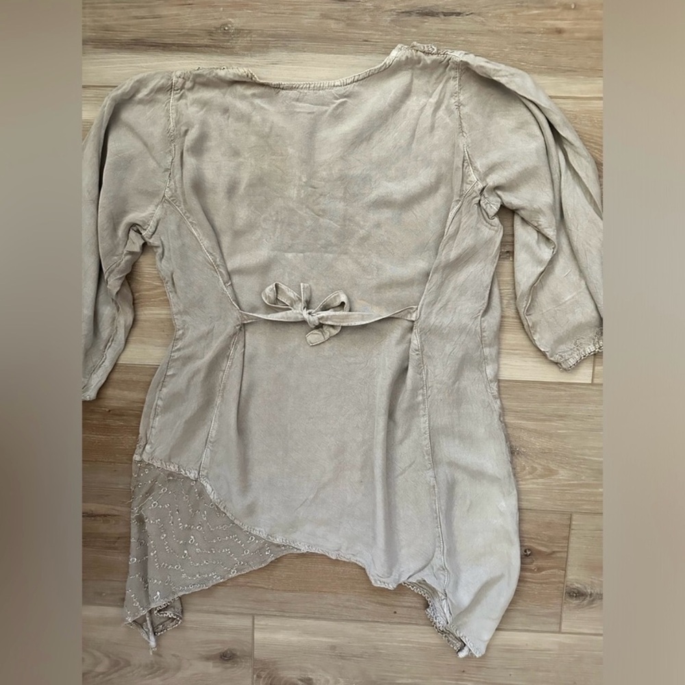 Tiendo Ho Boho Blouse M/L - Picture 2 of 7